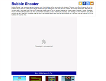 Tablet Screenshot of mybubbleshooter.com